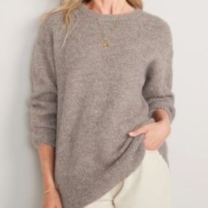 NWT Old Navy Cozy Plush-Yarn Cocoon Tunic Sweater